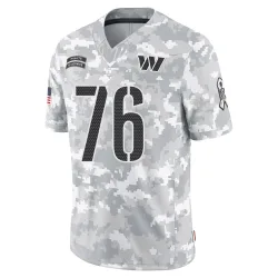Washington Commanders Men's Limited Arctic Camo 2024 Salute to Service Jersey (76 Sam Cosmi)