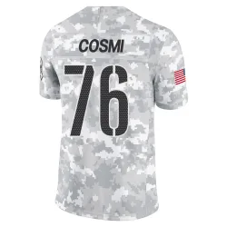 Washington Commanders Men's Limited Arctic Camo 2024 Salute to Service Jersey (76 Sam Cosmi)