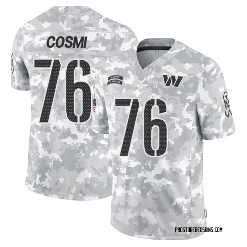Washington Commanders Men's Limited Arctic Camo 2024 Salute to Service Jersey (76 Sam Cosmi)