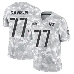 Washington Commanders Men's Limited Arctic Camo 2024 Salute to Service Jersey (77 Carl Davis Jr.)
