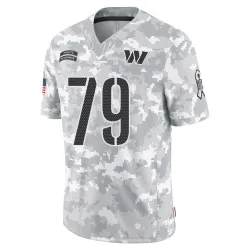 Washington Commanders Men's Limited Arctic Camo 2024 Salute to Service Jersey (79 Foster Sarell)