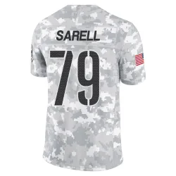 Washington Commanders Men's Limited Arctic Camo 2024 Salute to Service Jersey (79 Foster Sarell)