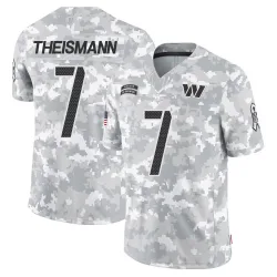 Washington Commanders Men's Limited Arctic Camo 2024 Salute to Service Jersey (7 Joe Theismann)