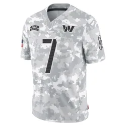 Washington Commanders Men's Limited Arctic Camo 2024 Salute to Service Jersey (7 Joe Theismann)