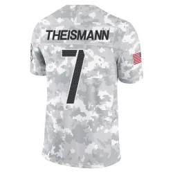 Washington Commanders Men's Limited Arctic Camo 2024 Salute to Service Jersey (7 Joe Theismann)