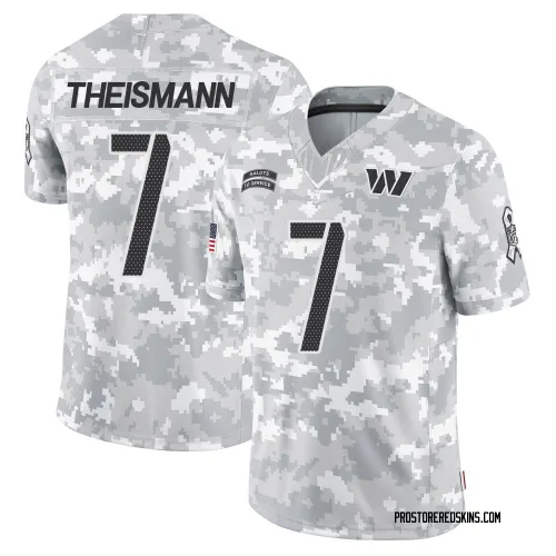 Washington Commanders Men's Limited Arctic Camo 2024 Salute to Service Jersey (7 Joe Theismann)