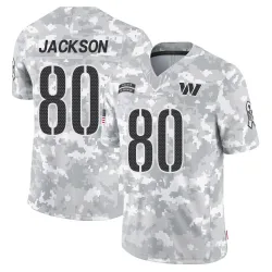 Washington Commanders Men's Limited Arctic Camo 2024 Salute to Service Jersey (80 Tyree Jackson)