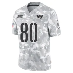 Washington Commanders Men's Limited Arctic Camo 2024 Salute to Service Jersey (80 Tyree Jackson)