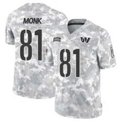 Washington Commanders Men's Limited Arctic Camo 2024 Salute to Service Jersey (81 Art Monk)