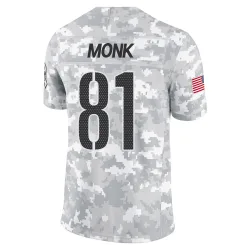 Washington Commanders Men's Limited Arctic Camo 2024 Salute to Service Jersey (81 Art Monk)