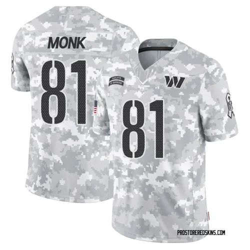 Washington Commanders Men's Limited Arctic Camo 2024 Salute to Service Jersey (81 Art Monk)