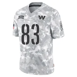Washington Commanders Men's Limited Arctic Camo 2024 Salute to Service Jersey (83 Jaylin Lane)