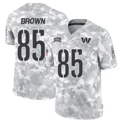 Washington Commanders Men's Limited Arctic Camo 2024 Salute to Service Jersey (85 Noah Brown)