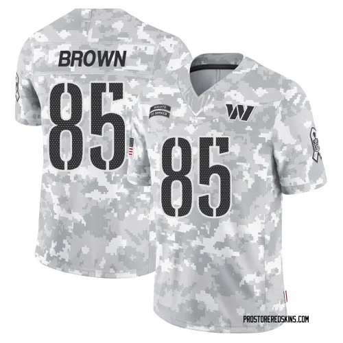 Washington Commanders Men's Limited Arctic Camo 2024 Salute to Service Jersey (85 Noah Brown)