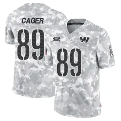 Washington Commanders Men's Limited Arctic Camo 2024 Salute to Service Jersey (89 Lawrence Cager)