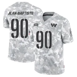 Washington Commanders Men's Limited Arctic Camo 2024 Salute to Service Jersey (90 Javontae Jean-Baptiste)