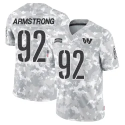 Washington Commanders Men's Limited Arctic Camo 2024 Salute to Service Jersey (92 Dorance Armstrong)
