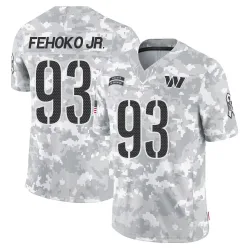 Washington Commanders Men's Limited Arctic Camo 2024 Salute to Service Jersey (93 Viliami Fehoko Jr.)