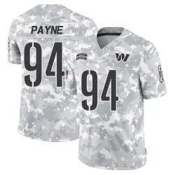 Washington Commanders Men's Limited Arctic Camo 2024 Salute to Service Jersey (94 Daron Payne)