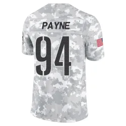 Washington Commanders Men's Limited Arctic Camo 2024 Salute to Service Jersey (94 Daron Payne)