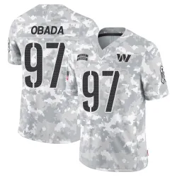 Washington Commanders Men's Limited Arctic Camo 2024 Salute to Service Jersey (97 Efe Obada)