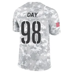 Washington Commanders Men's Limited Arctic Camo 2024 Salute to Service Jersey (98 Sheldon Day)
