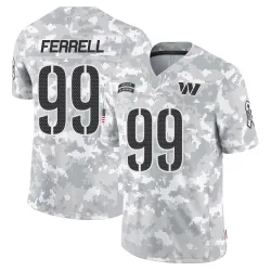Washington Commanders Men's Limited Arctic Camo 2024 Salute to Service Jersey (99 Clelin Ferrell)