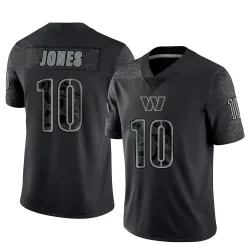 Washington Commanders Men's Limited Black Reflective Jersey (10 Jacoby Jones)