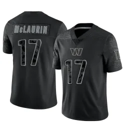 Washington Commanders Men's Limited Black Reflective Jersey (17 Terry McLaurin)