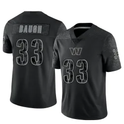Washington Commanders Men's Limited Black Reflective Jersey (33 Sammy Baugh)