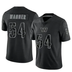 Washington Commanders Men's Limited Black Reflective Jersey (54 Bobby Wagner)