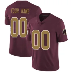 Washington Commanders Men's Limited Burgundy Alternate Vapor Untouchable Jersey (00 Custom)