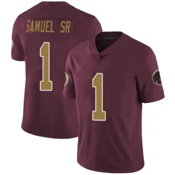 Washington Commanders Men's Limited Burgundy Alternate Vapor Untouchable Jersey (1 Deebo Samuel Sr.)
