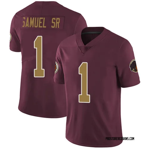 Washington Commanders Men's Limited Burgundy Alternate Vapor Untouchable Jersey (1 Deebo Samuel Sr.)