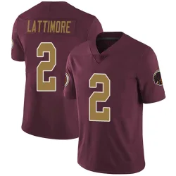 Washington Commanders Men's Limited Burgundy Alternate Vapor Untouchable Jersey (2 Marshon Lattimore)
