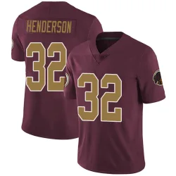 Washington Commanders Men's Limited Burgundy Alternate Vapor Untouchable Jersey (32 Xavier Henderson)