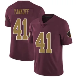Washington Commanders Men's Limited Burgundy Alternate Vapor Untouchable Jersey (41 Colson Yankoff)