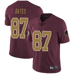 Washington Commanders Men's Limited Burgundy Alternate Vapor Untouchable Jersey (87 John Bates)