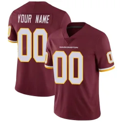 Washington Commanders Men's Limited Burgundy Team Color Vapor Untouchable Jersey (00 Custom)