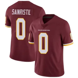 Washington Commanders Men's Limited Burgundy Team Color Vapor Untouchable Jersey (0 Mike Sainristil)