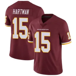 Washington Commanders Men's Limited Burgundy Team Color Vapor Untouchable Jersey (15 Sam Hartman)