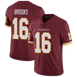 Washington Commanders Men's Limited Burgundy Team Color Vapor Untouchable Jersey (16 Ja'Corey Brooks)