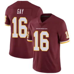 Washington Commanders Men's Limited Burgundy Team Color Vapor Untouchable Jersey (16 Matt Gay)