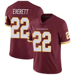 Washington Commanders Men's Limited Burgundy Team Color Vapor Untouchable Jersey (22 Deshazor Everett)