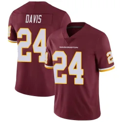 Washington Commanders Men's Limited Burgundy Team Color Vapor Untouchable Jersey (24 Michael Davis)