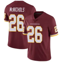 Washington Commanders Men's Limited Burgundy Team Color Vapor Untouchable Jersey (26 Jeremy McNichols)