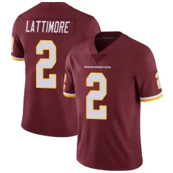 Washington Commanders Men's Limited Burgundy Team Color Vapor Untouchable Jersey (2 Marshon Lattimore)