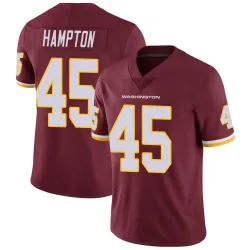 Washington Commanders Men's Limited Burgundy Team Color Vapor Untouchable Jersey (45 Dominique Hampton)