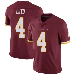 Washington Commanders Men's Limited Burgundy Team Color Vapor Untouchable Jersey (4 Frankie Luvu)