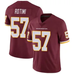 Washington Commanders Men's Limited Burgundy Team Color Vapor Untouchable Jersey (57 Bunmi Rotimi)